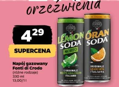 Napój gazowany Fonti di Crodo