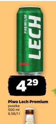 Piwo Lech Premium puszka