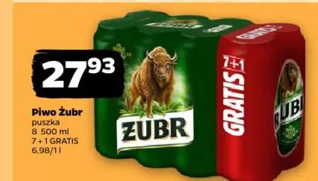 Piwo Żubr 8-pak puszka