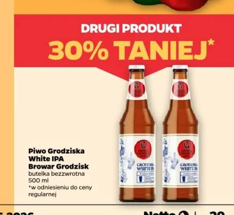 Piwo Grodziska White IPA butelka bezzwrotna