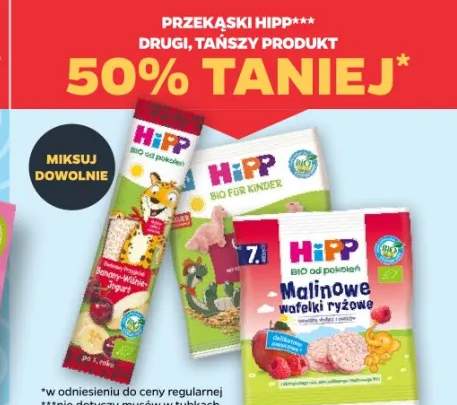 Malinowe wafelki ryżowe HiPP