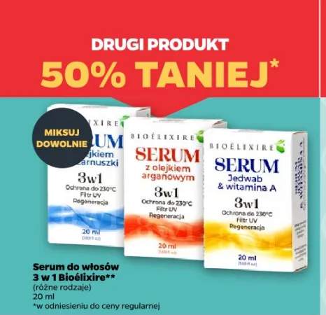Serum do włosów 3 w 1 Bioélixire z olejkiem z czarnuszki