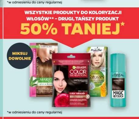 Produkty do koloryzacji włosów