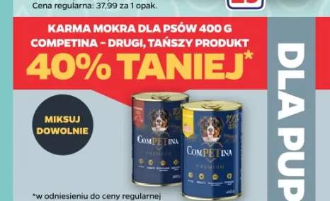 Karma mokra dla psów Competina