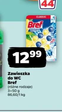 Zawieszka do WC Bref 3-pak 50g