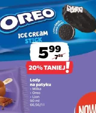 Lody na patyku Milka 90ml