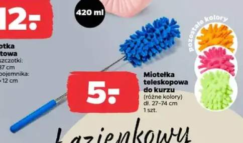 Miotełka teleskopowa do kurzu 27-74cm