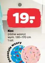 Koc wym. 130x170cm