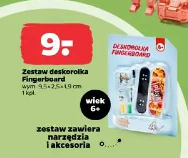 Zestaw deskorolka Fingerboard wym. 9,5x2,5x1,9cm