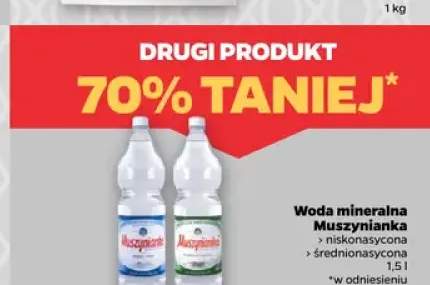 Woda mineralna Muszynianka średnionasycona