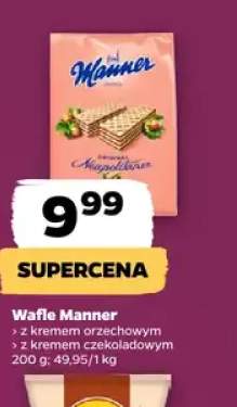 Wafle Manner z kremem orzechowym
