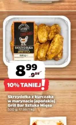Skrzydełka z kurczaka w marynacie japońskiej Grill Bar Sztuka Mięsa