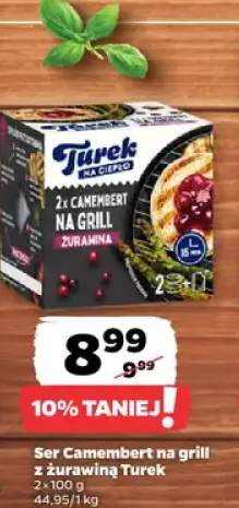 Ser Camembert na grill z żurawiną Turek