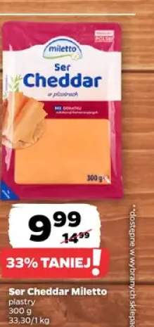 Ser Cheddar Miletto plastry