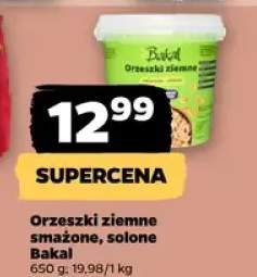 Orzeszki ziemne smażone, solone Bakal