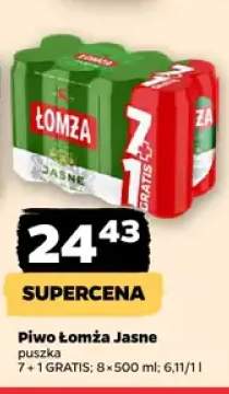 Piwo Łomża Jasne 8-pak 500ml