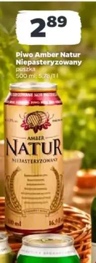 Piwo Amber Natur Niepasteryzowany puszka