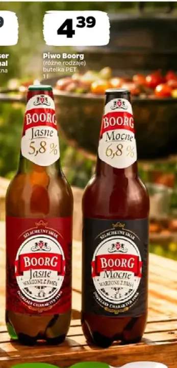 Piwo Boorg Jasne butelka PET