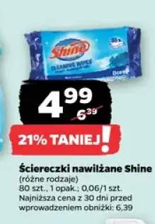 Ściereczki nawilżane Shine
