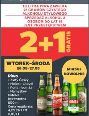 Piwo Zlatý Český butelka bezzwrotna