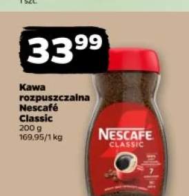 Kawa rozpuszczalna Nescafé Classic