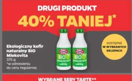 Ekologiczny kefir naturalny BIO Mlekovita