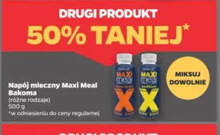 Napój mleczny Maxi Meal Bakoma mango-kardamon