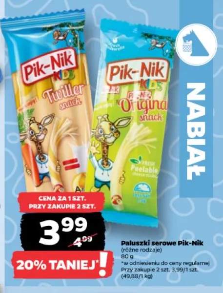 Paluszki serowe Pik-Nik Original snack