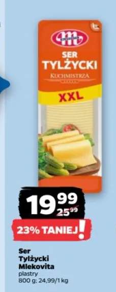 Ser Tylżycki Mlekovita plastry XXL