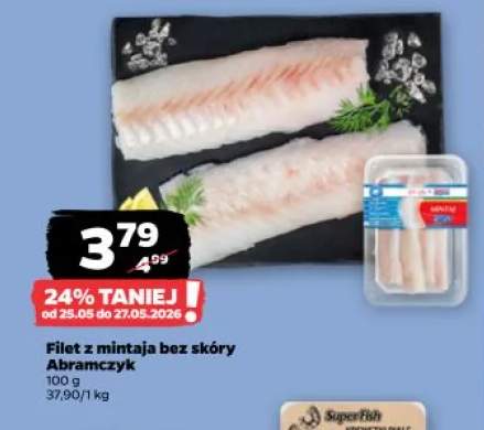 Filet z mintaja bez skóry Abramczyk
