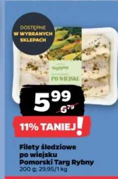Filety śledziowe po wiejsku Pomorski Targ Rybny