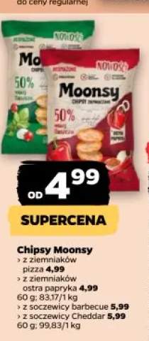 Chipsy Moonsy z ziemniaków pizza