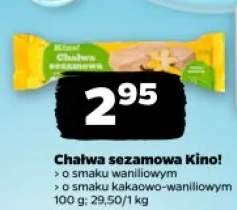 Chałwa sezamowa Kino! o smaku waniliowym