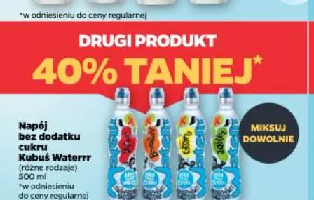 Napój bez dodatku cukru Kubuś Waterrr malina