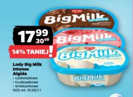 Lody Big Milk Intense Algida