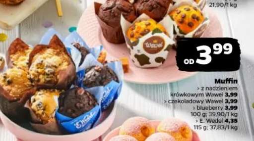 Muffin z nadzieniem krówkowym Wawel
