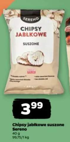 Chipsy jabłkowe suszone Sereno