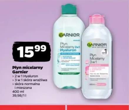 Płyn micelarny Garnier 2 w 1 Hyaluron