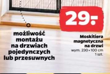 Moskitiera magnetyczna na drzwi wym. 230x100cm