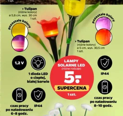 Lampy solarne LED
