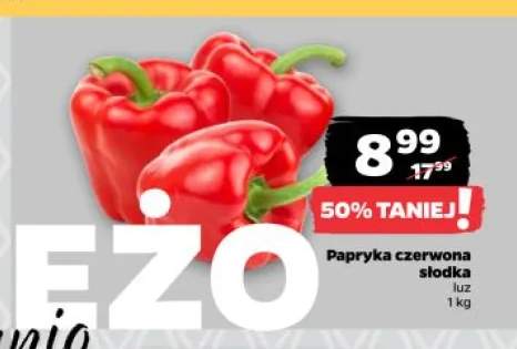 Papryka czerwona słodka luz