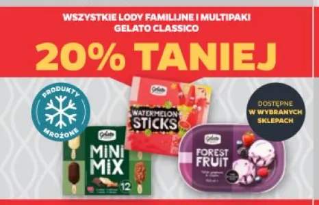 Lody familijne i multipaki Gelato Classico