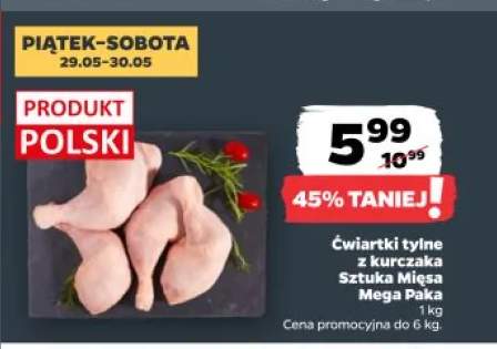 Ćwiartki tylne z kurczaka Sztuka Mięsa Mega Paka