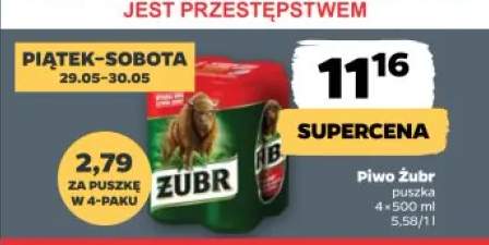 Piwo Żubr 4-pak 500ml