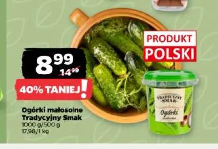 Ogórki małosolne Tradycyjny Smak polskie