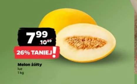 Melon żółty luz