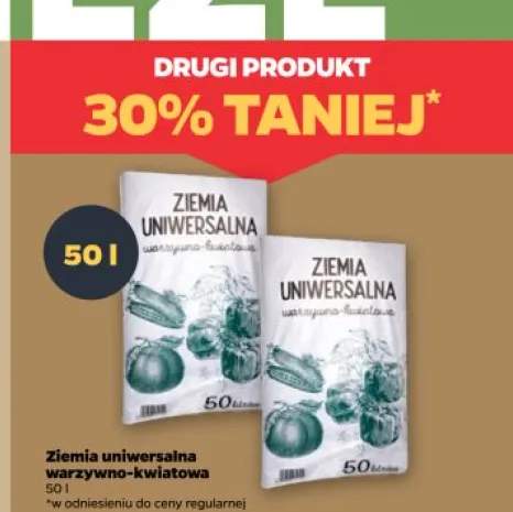 Ziemia uniwersalna warzywno-kwiatowa 50l