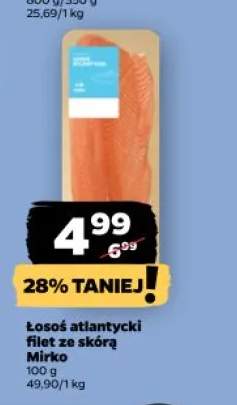 Łosoś atlantycki filet ze skórą Mirko