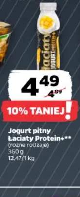 Jogurt pitny Łaciaty Protein+