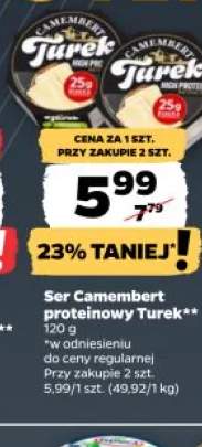Ser Camembert proteinowy Turek